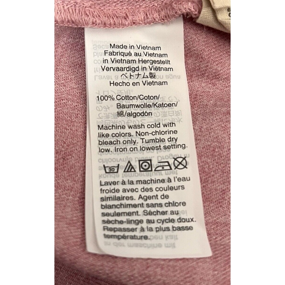 Madewell Womens XS Pink Tunic Back Button Up Classic Gorpcore Cabincore Cozy - Picture 7 of 12